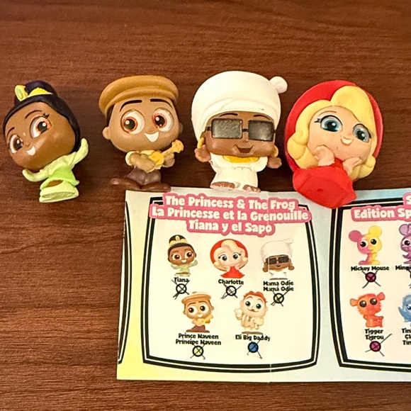 Disney Other - Disney Doorables Technicolor Princess & The Frog Character Figures